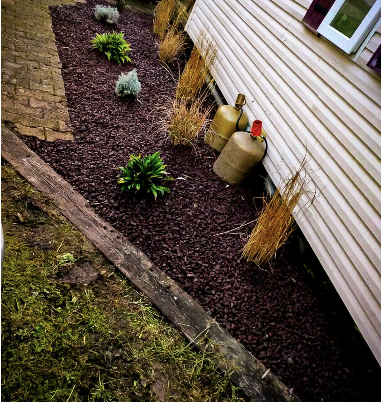 Massif propre et structuré valentin paysagiste